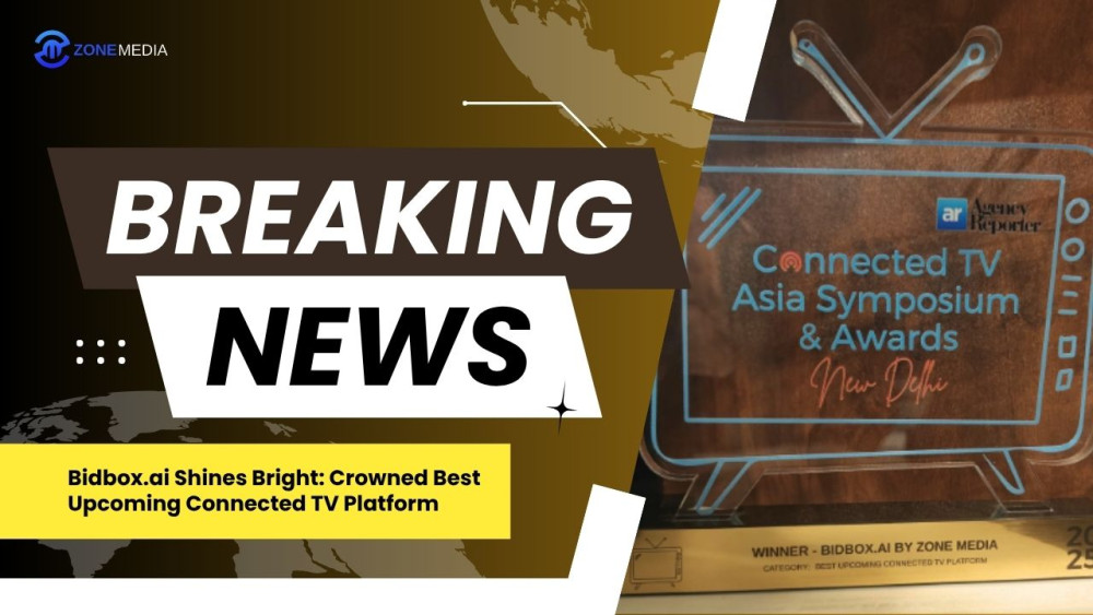 Bidbox.ai Clinches Best Upcoming Connected TV Platform Award at AGENCY REPORTER’s CTV Awards 2025